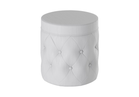 Пуф тип 5 белый кашемир