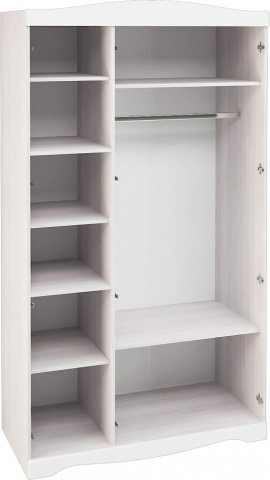 Спальный гарнитур Флора МДФ Белый софт/Ясень анкор светлый