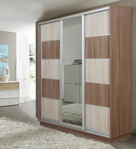 Шкаф-Купе 3-х Створчатый Тиффани К-003 Ш-1800/2100/2200 мм/Разные Цвета и Размеры